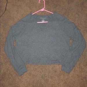 American Eagle cropped sweater